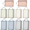 10pcs Doppio Strato Rete Cerniera Bustina Trucco A4 A5 Conservazione Kit Nuovo