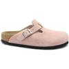 BIRKENSTOCK BOSTON 1031635 pink clay rosa ciabatta zoccolo donna fibbia camoscio