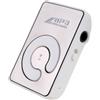 No Clip Usb Digital Mp3 Music Player Supporto 8Gb Tf Card Bianca C4N52497