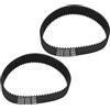 Szdpc 2 Pezzi HTD255-3M Cinghia dentata Antriebsriemen Compatibile con PARKSIDE PEBS 9