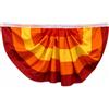 Bandiera Festiva in Tessuto con Motivo Candy Corn per Halloween, per veranda