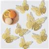 48pcs 3D Muro Farfalla Decorazione 4 Stili 3 Misura Insect Motivo Per Casa Nuovo