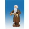 KDE-Kunstgewerbliche Drechslerei Ellmann Holzfigur Statuina di Natale Peter Con Libro / Natura Altezza Circa 6,5 CM Nuovo