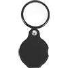 SODIAL 2X(Lente D'Ingrandimento Tascabile Pieghevole Lente D'Ingrandimento Lente D2114