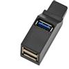 No 2X(USB 3.0 HUB Adattatore Extender Splitter Box 3 Porte per PC Laptop Tele8527