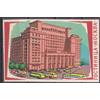 Etichetta Matchbox URSS 1962 - Cat.94K opaca.- Hotel a Mosca