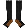 No Calze A Compressione Cerniera In Nylon Calza A Compressione Gamba Supporto 4466