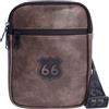 ROUTE 66 Cesar - Borsa a tracolla da uomo, borsa a tracolla da uomo, in pelle, regalo per uso quotidiano, viaggi, affari (confezione da 1)