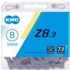 KMC Unisex - Adulto X9SL Ti-N X9 SL Catena 9 Strati Silver/Grey