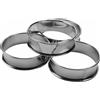 No Set di 4 Anelli da Crostata Doppi Laminati, Anelli da Muffin Inglesi Set di5108