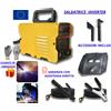 MINI SALDATRICE INVERTER MMA 400A IGBT LIFT TIG DISPLAY LED ELETTRODO PORTATILE