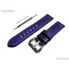 NICKSTON Viola Spazzolato Pelle Fascia per Garmin Approach S50,S44,S40 & D2 Aria -B20