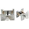 No 1X(2 Set Supporto Movimento Orologio nel Metallo Base Fissa Multifunzione p4293