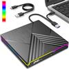 MASTERIZZATORE DVD CD ESTERNO USB 3.0 LETTORE CD DVD ESTERNO PER PC TYPE C PORTA