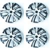 Autokit SET 4 BORCHIE RUOTA COPRI CERCHI CALOTTE DIAMETRO 14" COMPATIBILI con CITROEN C1