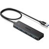 Hub USB 3.0 con 4 Porte Sdoppiatore Multi USB 5Gbps Plug e Play 60cm Ultra Fin