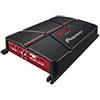 Pioneer GM-A4704 Amplificatore collegabile a ponte a 4 canali (520 W), bassa distorsione, tensione di ingresso 6,5 V