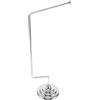 Office Desktop Flagpole Holder Sturdy Silver Metal Base for Conference Tables
