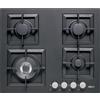 ELLECI PGSP60140WS PIANO COTTURA A GAS 4 FUOCHI 60 CM NERO