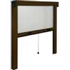 KASART ZANZARIERA A RULLO VERTICALE PER FINESTRA cm 140 x 170 - marrone ral 8017 - ...