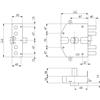 Yale SERRATURA ELETTRICA DA APPLICARE TRIPLICE ART. 682 Sx - cilindro 70 mm - YALE