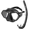 SEAC Set Bis Raptor, Set Maschera e Snorkel per Pesca Subacquea e Apnea