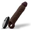 Shaft Vibrating Guaine e prolunghe per il pene Size 1 Mahogany Black 16,5 cm