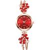 donna regolabile con fibbia a per strappo con abbellimento strass floreali