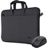 Trust 24988 8713439249880 TRUST BORSA E MOUSE BOLOGNA, NERO