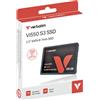 Verbatim Hard Disk SSD Stato Solido 256GB PC Computer Notebook Portatile SATA 3 Veloce