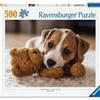 Ravensburger RVB12001903 Puzzle da 500 Pezzi - Puppies Collection: Cagnolino e O