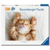Ravensburger RVB12001905 Puzzle da 500 Pezzi - Puppies Collection: Gattino Sogna