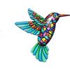 per colibrì in Metallo Wall Art 4pz Ferro Battuto Leggero 35g per Giardino per
