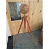 Senza marchio Mappamondo mondiale 12" supporto treppiede in legno pavimento girevole decora...