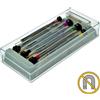Augusta Assortimento di cacciaviti a lama piatta Professional antimagnetico 0,6-2,0 mm