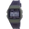 Casio Orologio da uomo Casio Classic Daily Alarm F91WM-3A Vetro Minerale F-91WM-3A