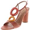 Cecil Capri Calf - Sandali Con Tacco Rosa - Donna Scarpe Sandali Tacco