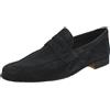 Antica Cuoieria Amalfi - Mocassini Scamosciati Blu - Uomo Scarpe Mocassini