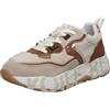 Voile Blanche Club 105 - Sneakers Platform In Suede Sabbia - Donna Scarpe
