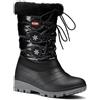 Olang Patty Ice - Doposci Stringato Effetto Vernice Nero - Donna Scarpe