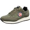 Colmar Travis One - Sneakers Basse In Suede Verde - Uomo Scarpe Sneakers