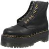 Dr. Martens Sinclair Max - Anfibi Platform In Pelle Pisa Nero - Taglia 40