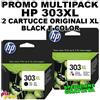 HP PROMO MULTIPACK ORIGINALE HP 303 XL NERO+COLORE CARTUCCIA ENVY 6220 7130 6230