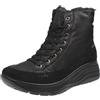 Igi & Co Kim - Stivaletti Stringati In Suede E Goretex Nero - Donna Scarpe