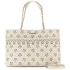Cafe' Noir Shopping Con Ricamo Sangallo Beige - Borse Donna Borse A Spalla