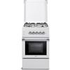 De'Longhi DE LONGHI DL554GW2 CUCINA 50 CM 4 FUOCHI FORNO A GAS STATICO BIANCO CL.A