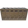 IDEAL STAR CASSETTA POSTALE CASELLARIO POSTALE CONDOMINIALE 6 POSTI CM.62 X 30 SENAPE