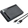 APP-LIFE Case Esterno per Disco Rigido 2.5" USB C 3.1, Custodia per HDD SSD fino a 10 TB