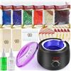 HTBAKOI Scaldacera Cera Brasiliana Kit Completo Ceretta Fornetto Scalda Waxing Professio