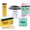 Mylee Kit Completo per Ceretta, con Scaldacera, Strisce depilatorie, Spatole e L